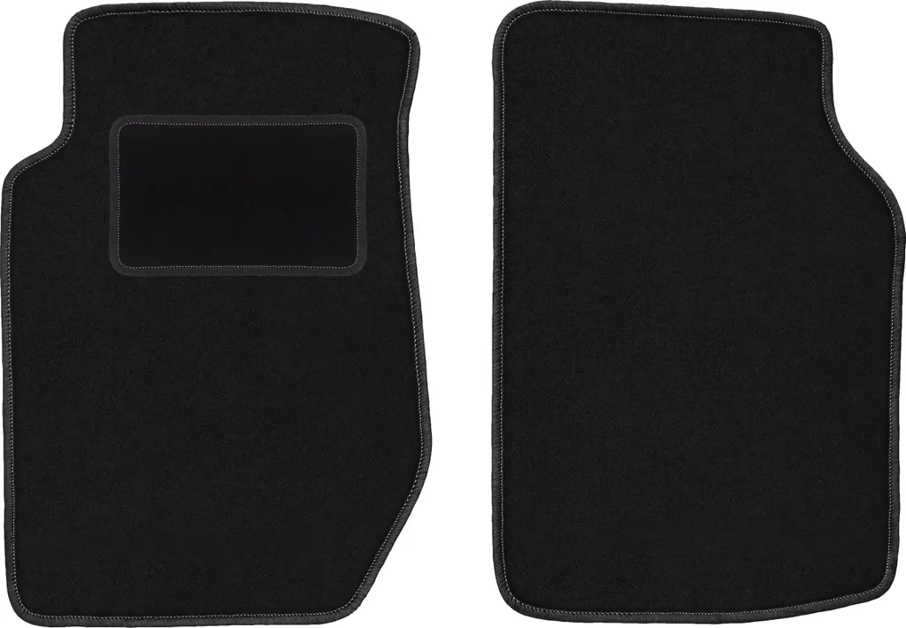 Set Tappetini Neri in Velluto per Kia Sportage I (1995-2004) - Luxury Fit