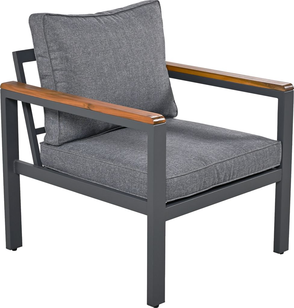 Merax Gartenlounge Set 4-tlg. Balkonmöbel Set mit Kissen Produktbild 8