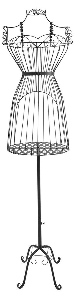 Weiblicher Torso Schaufensterpuppe - Oberkörper Schneiderbüste Ständer - Höhenverstellbar 147 cm - Brust 89 cm Taille 49,5 cm - Eisen, Einbrenn...
