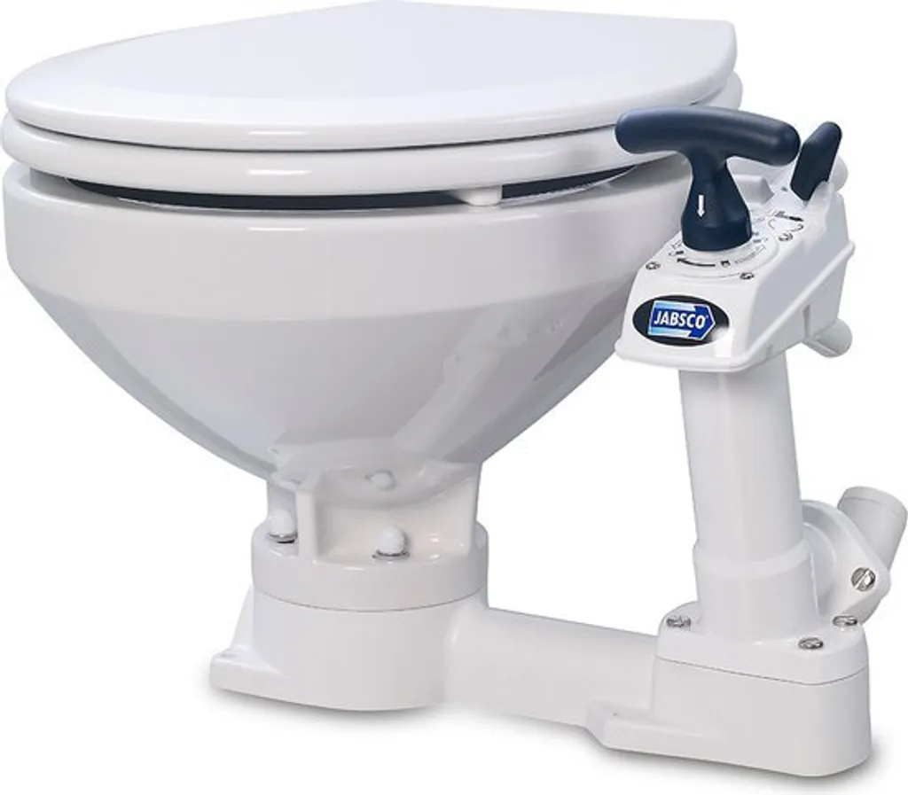 Jabsco 29090-5000 Pompe à main WC Twist 'n' Lock avec pot compact