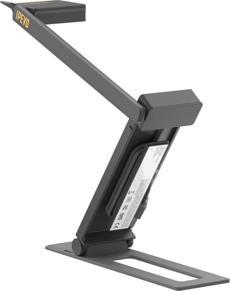 IPEVO DO-CAM Grey USB Visualiseur Portable 8MP pour Présentation Pro - 5
