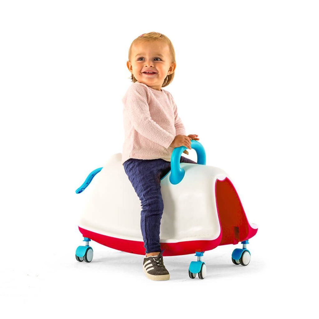 Chillafish Trackie 4-in-1 Walker Ride-On Schaukel, Farbe:Blue