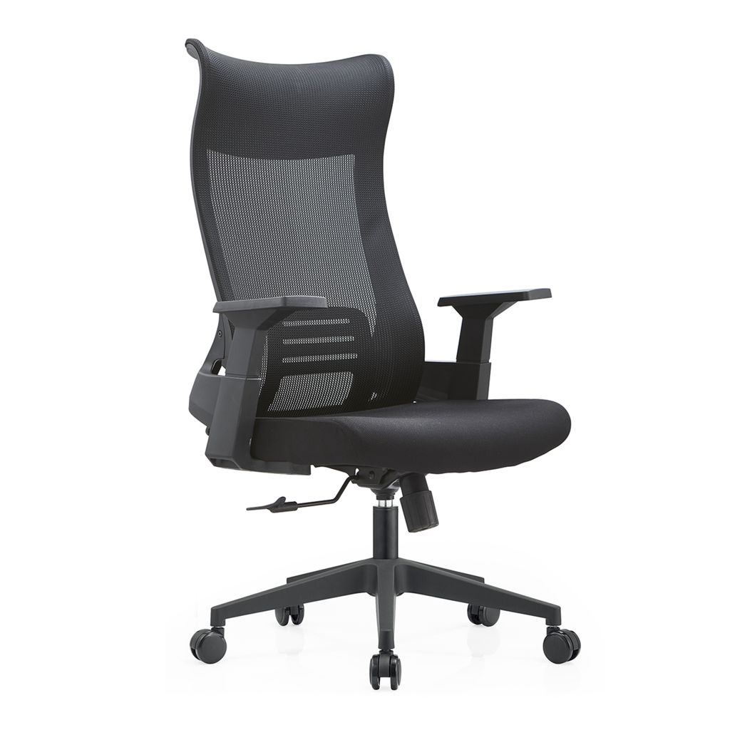 Casa Dolce chaise de bureau LEOS, noir, 69x67x114-124 cm, Image du produit 