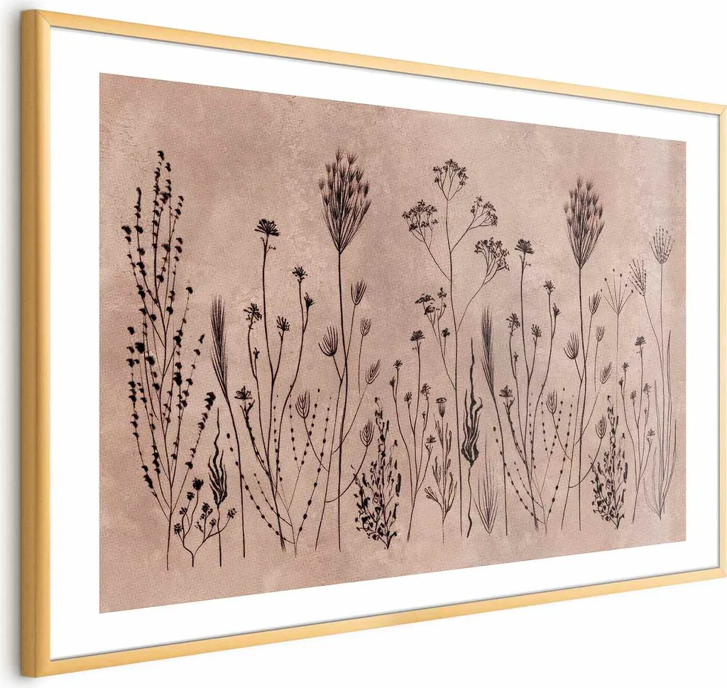 Stampa Artistica Campo di Fiori 90x60 Roma - Cornice Oro di Pregio