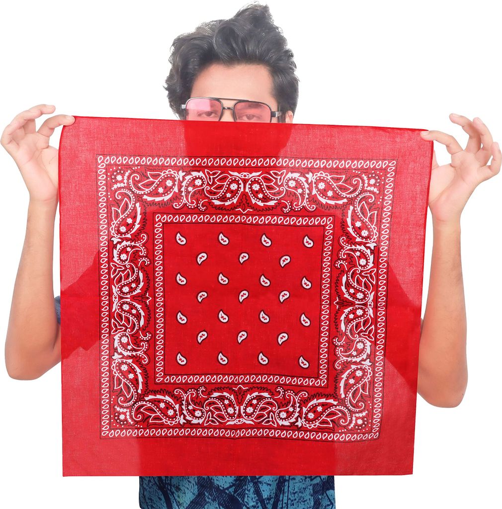 Kurtzy Baumwolle Bandana Set (12er Pack) - Multifunktionale Produktbild 3