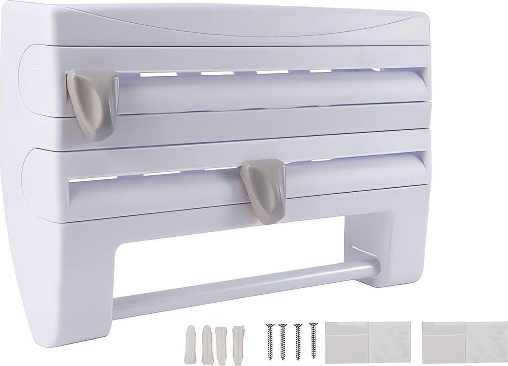 Verk 24177 Vassoio da cucina 4 in 1 bianco Immagine del prodotto 
