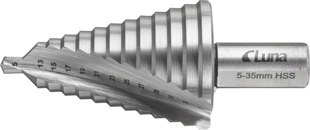 Trapano Luna 5-35 mm a Colonna - Performance Heavy Duty Metallo