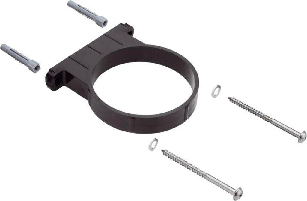 hansgrohe Halteelement Axor mit Befestigungsteil schwarz