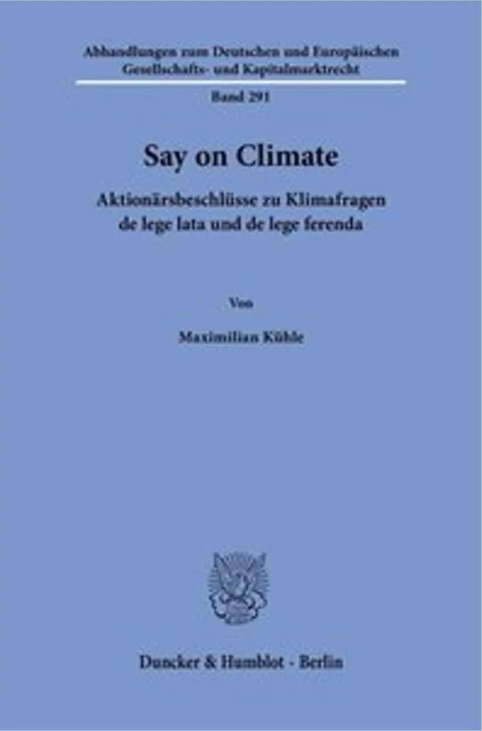Méthode Say on Climate pour réussir le vote climat de votre AG