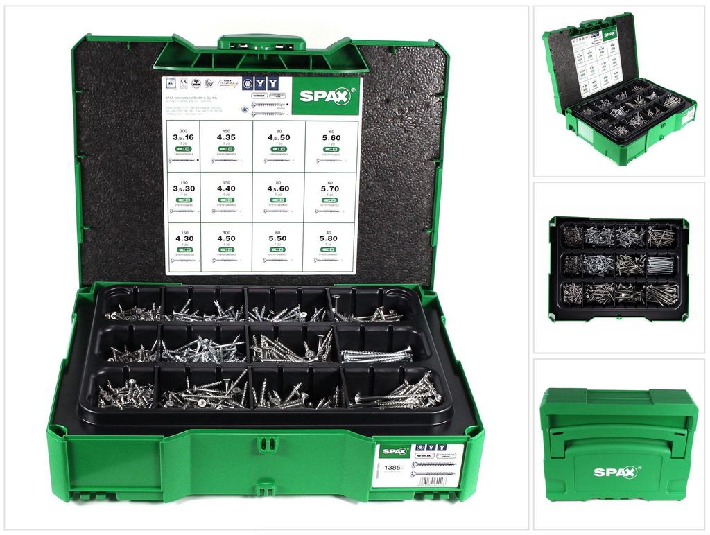 SPAX Senkkopfschrauben Wirox T-STAR Plus in Systainer Produktbild 