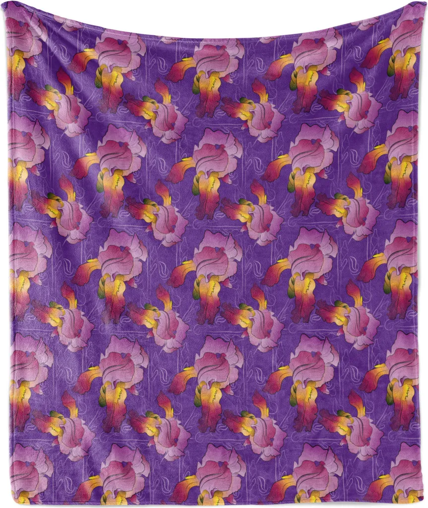 Coperta Floreale ABAKUHAUS 175x230 - Morbidezza e Design Botanico