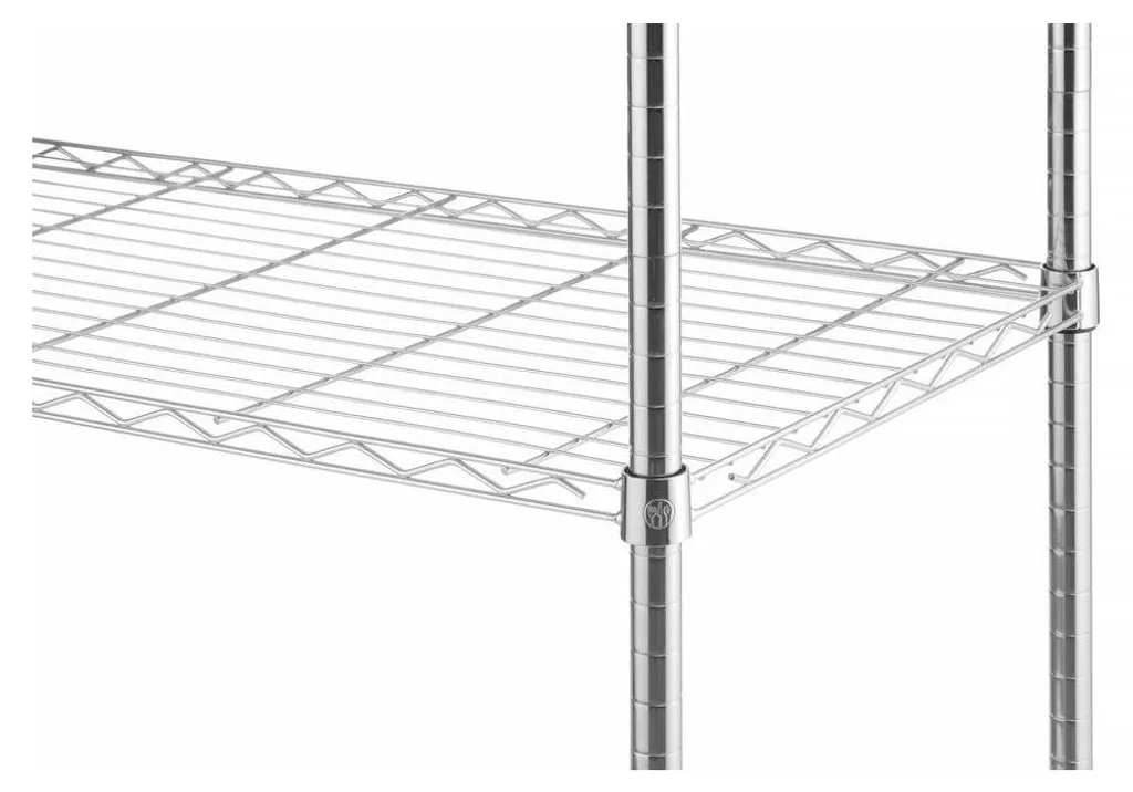 Scaffale Design Industriale HENDI 5 Ripiani 91x45x183cm Acciaio Cromato - 9