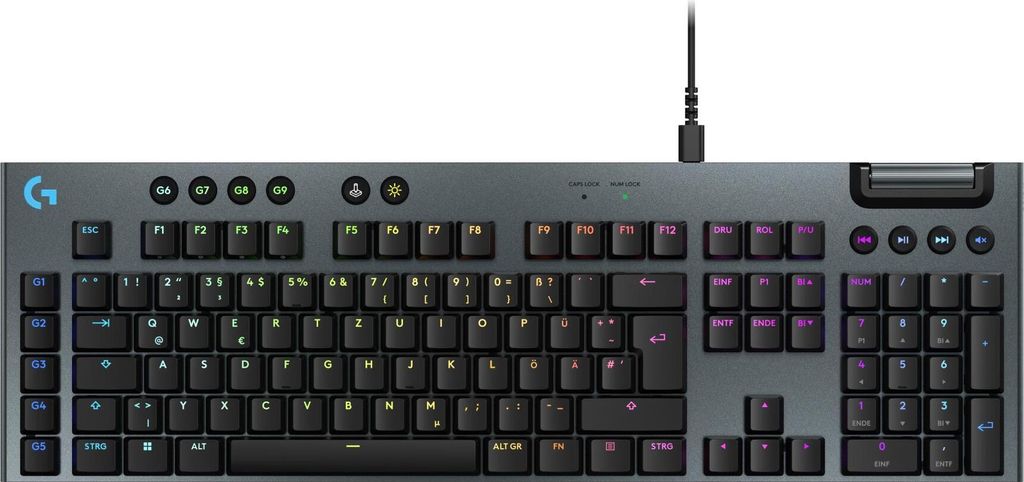 Kabelgebundene Gaming-Tastatur G915 X Schwarz mit Produktbild 