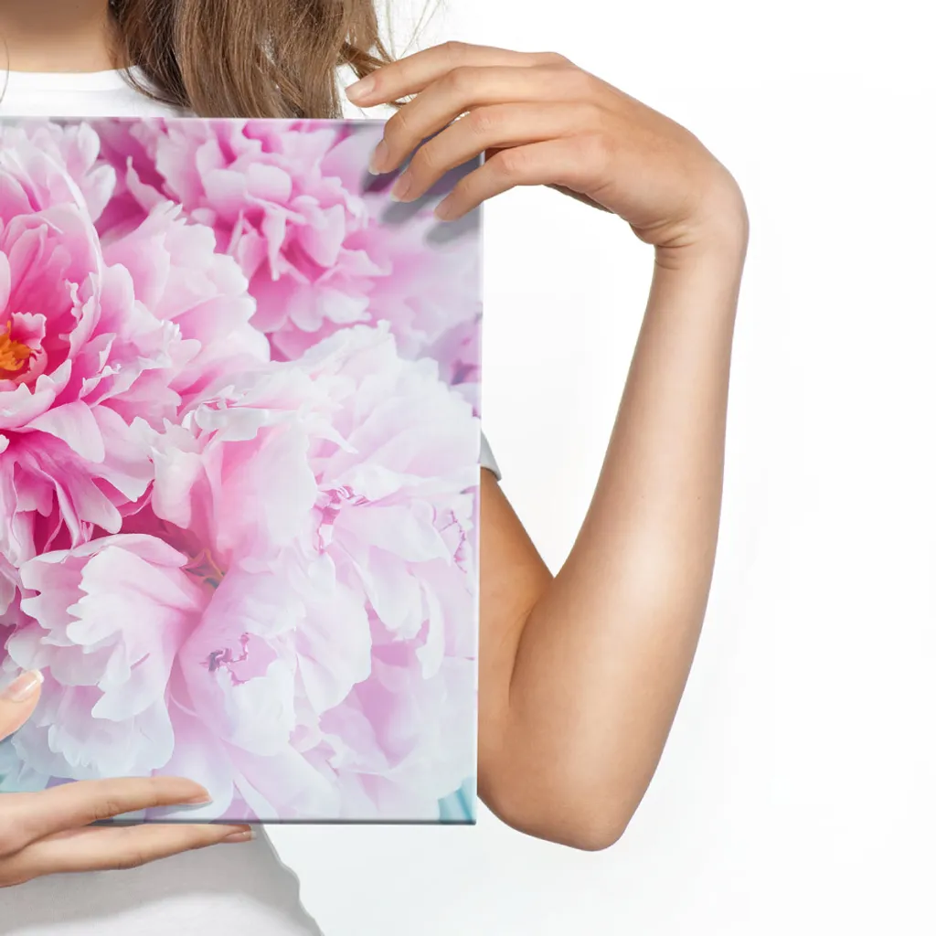 Favolosa tela PICTURES 120x80 cm XXL stampa d'arte peonie fiori natura - 4
