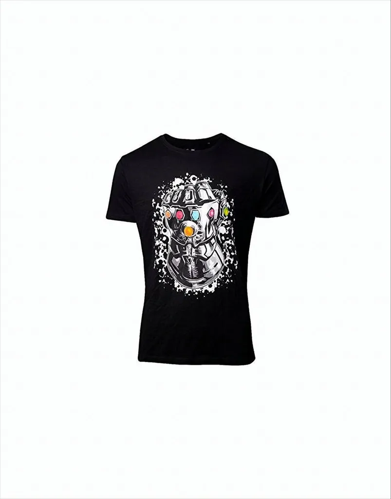T-shirt Thanos Noir XXL Avengers : Coupe Large et Tissu Durable Homme