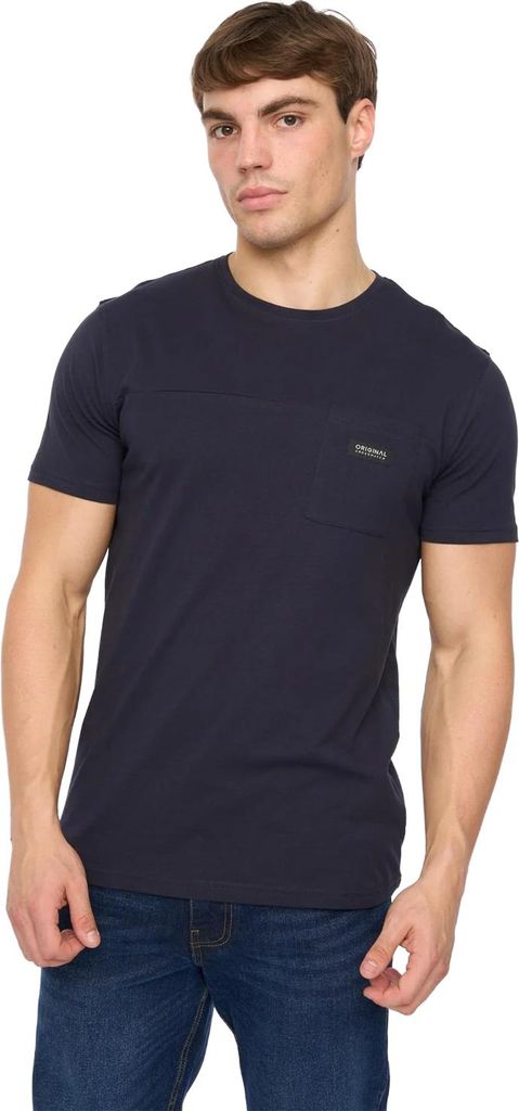 Crosshatch - "Carritore" T-Shirt für Herren BG2285 (M) (Marine)