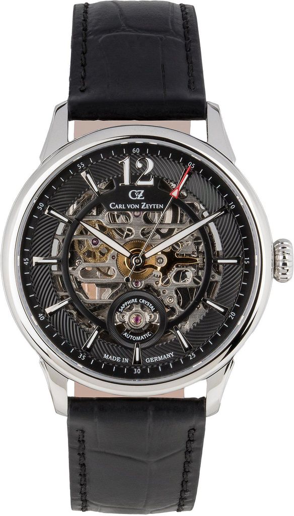 Carl von Zeyten CVZ0080BKS Schramberg Automatik silber Produktbild 