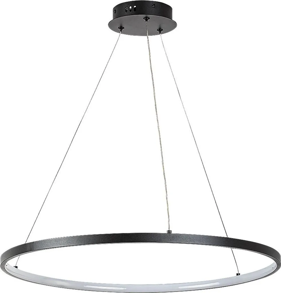 Luminaire Suspendu LED Beliza 72344 Noir 600mm Éclairage Anti-Éblouis