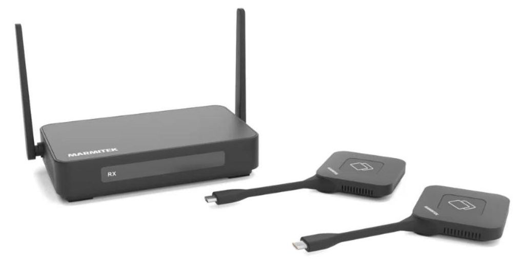 Marmitek Stream 4K Pro-Kabelloses 4K-HDMI-Präsentationssystem + 1 USB-C-Dongle