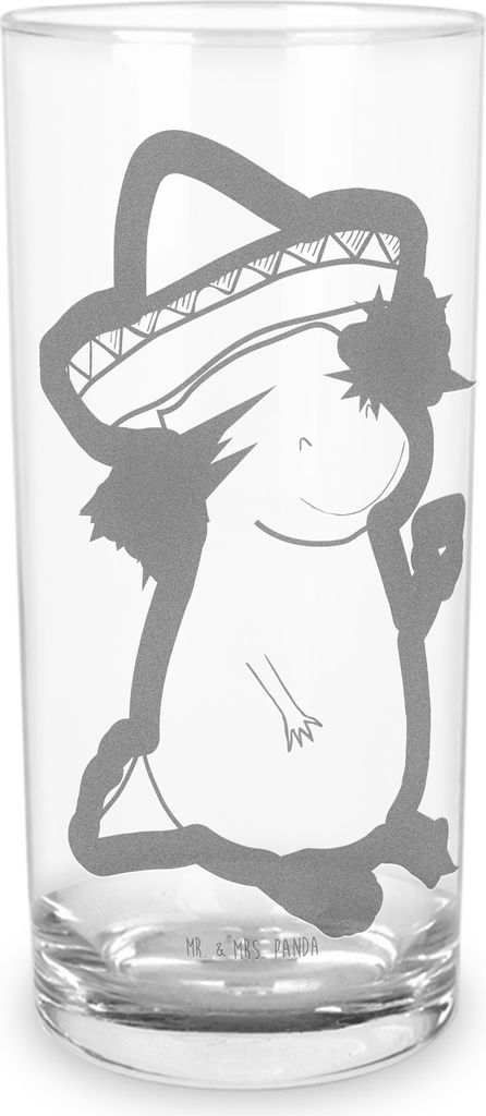 Mr. & Mrs. Panda Glas Axolotl Tequila 200 ml - Transparent - Geschenk, trinken, Mexiko, Tumbler, Cocktailglas, Longdrinkglas, Urlaub, Party, Trinkg...
