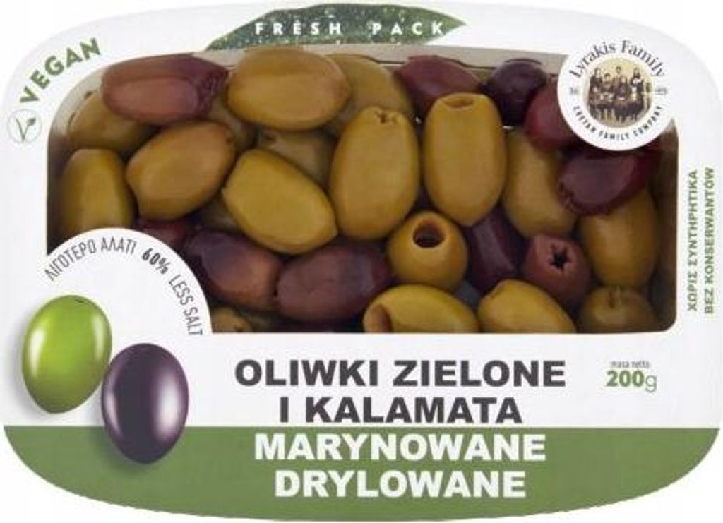 Oliwki zielone i kalamata marynowane - drylowane / Fresh Zdjęcie produktu 