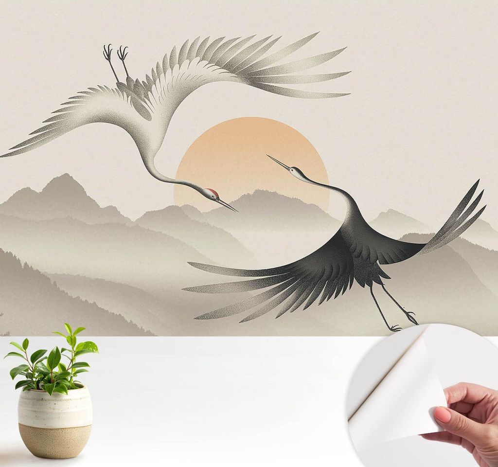 Fototapete selbstklebend - 104x70 cm - Tapete - Wandtapete - Wandbilder - Klebefolie - Dekofolie - Tapete Folie - Wand - Dekoration - Wohnzimmer - ...