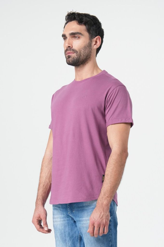 M.O.D Miracle of Denim Leo T-Shirt T-Shirts Herren Mauve Hazel