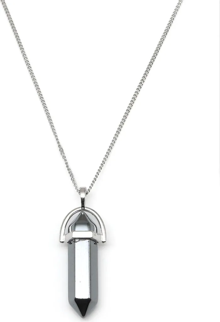 Pendentif hématite pour la gestion du stress et l'ancrage au quotidien