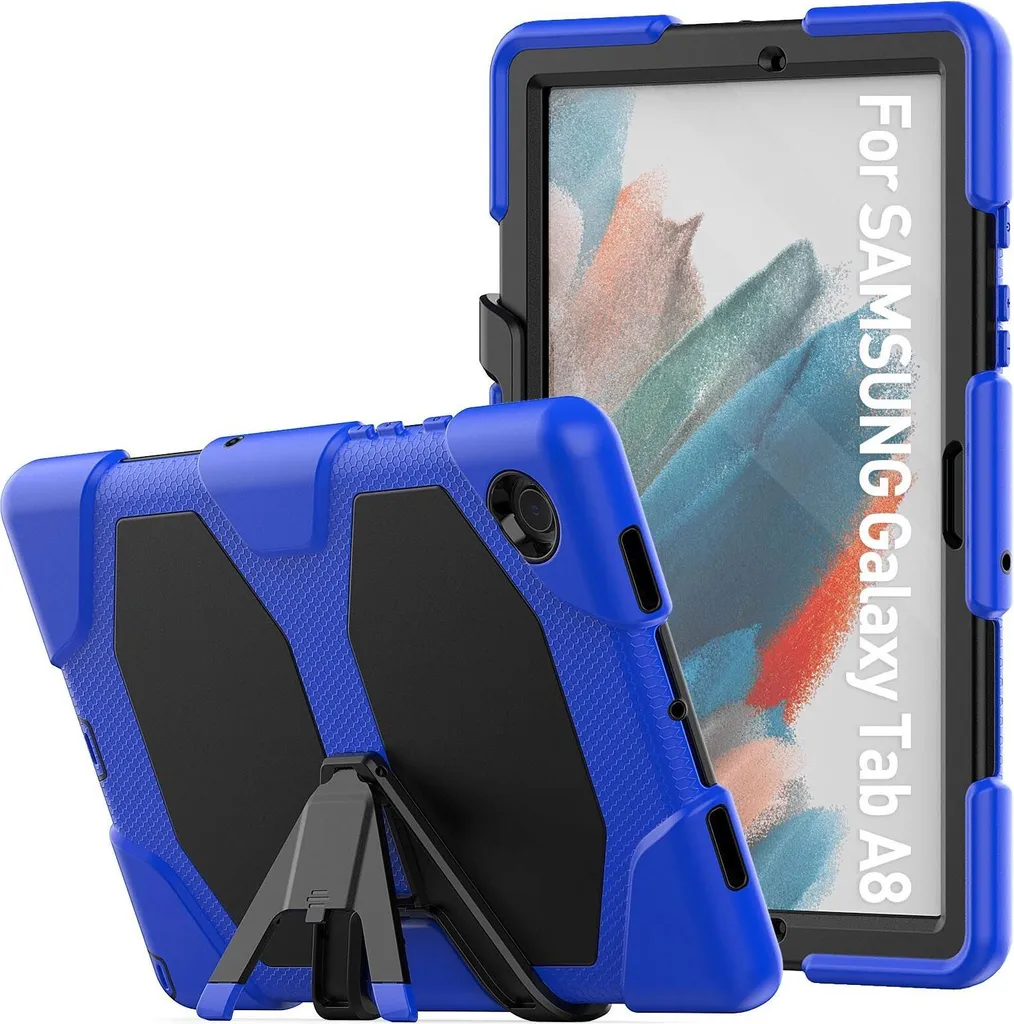 Housse de Protection Samsung Tab A8 10.5 Rigide Anti-choc avec Sangle