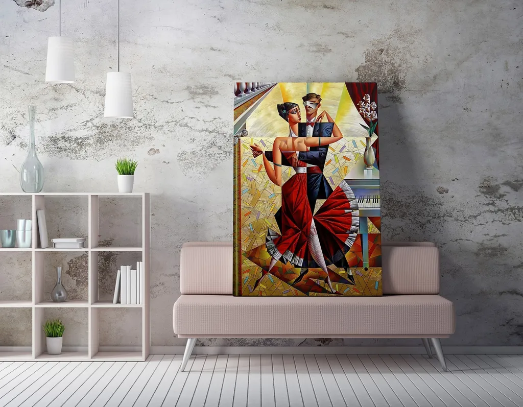 Quadro Decorativo Wallity WY316 50x70 cm - Canvas Multicolore Design