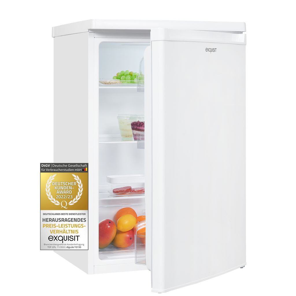 Kühlschrank weiss Exquisit KS16-V-040E