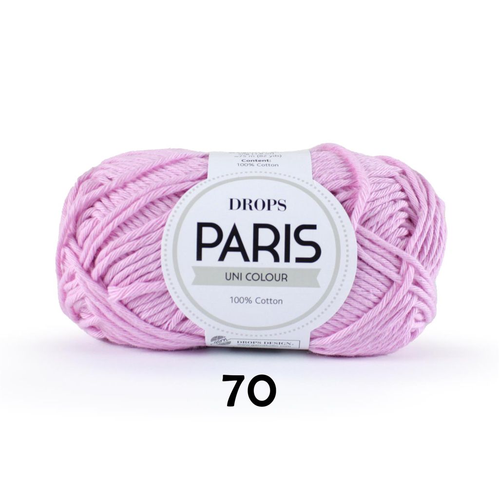 DROPS Paris, 100% Baumwolle 70 kirschblüte Produktbild 