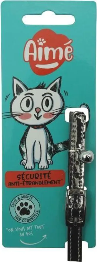 AIME Sky Collare Gatto con Borchie Oro - Look Notte Stellata e Safety