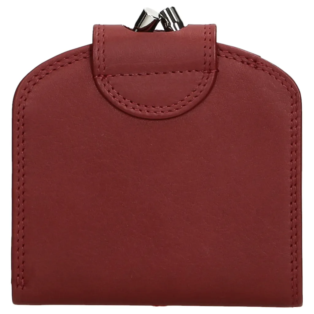 Portafoglio RFID Golden Head Polo Rosso - Nappa Bovina Certificata - 11