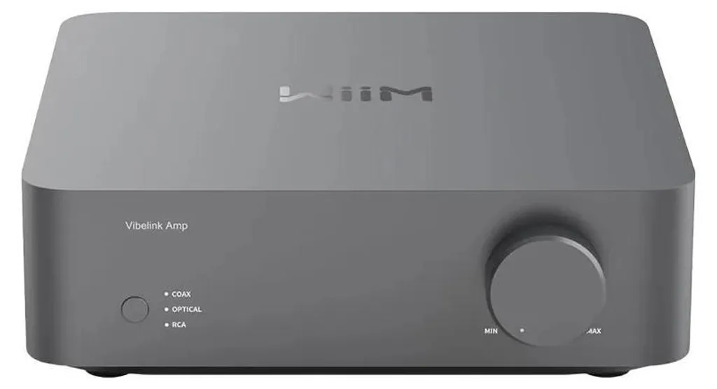WiiM Vibelink Amp Amplificateur 100W DAC ESS 9039Q2M Gris Espace