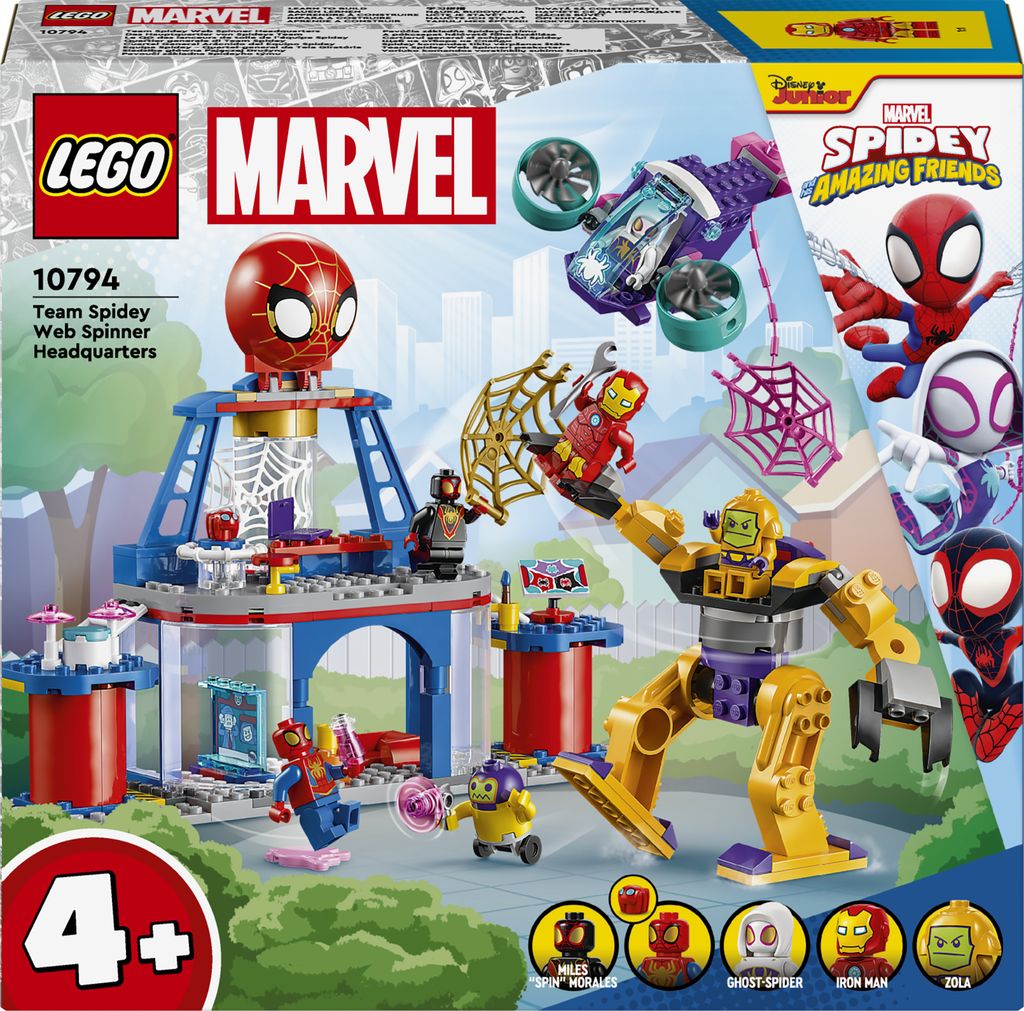 LEGO Marvel Team Spidey sede dello spinner di ragnatele - Immagine del prodotto 