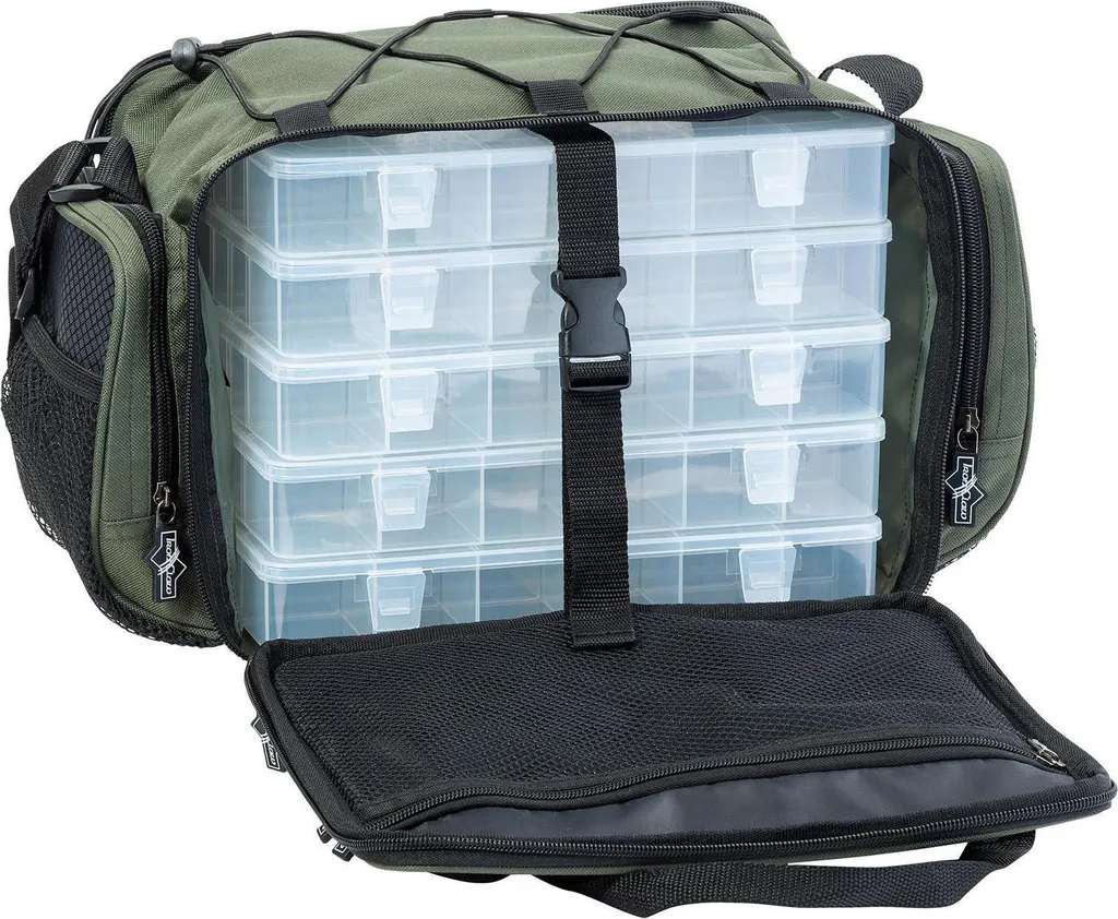 Sac de Transport Pêche Iron Claw Medium NX avec Compartiments Modulables