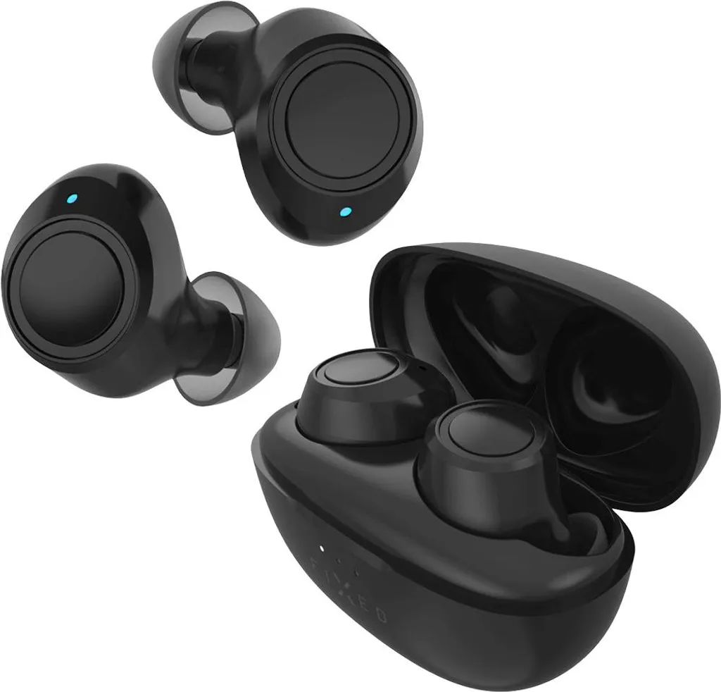 Auricolari Wireless Fixed Buds Bluetooth 5.3 Nero - Massima Libertà USB-C