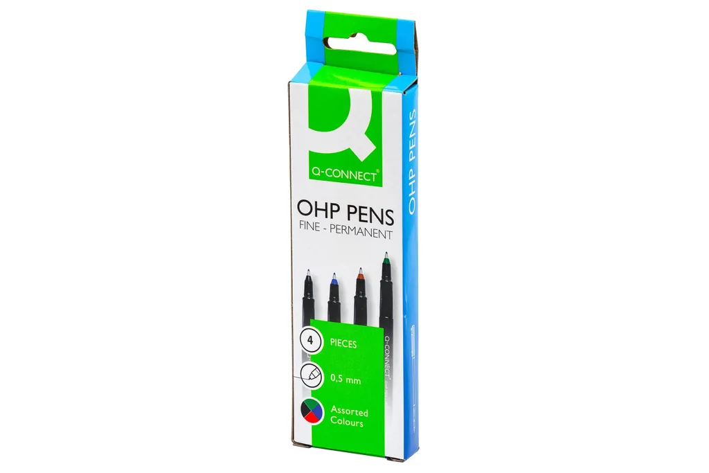 Penne Permanenti Q-Connect KF01066 - Punta Fibra 0.7mm Alta Tenuta