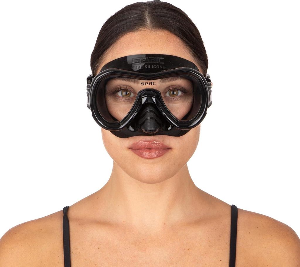 Schnorchelset mit Tauchmaske und Schnorchel mit Wasserablassventil für Erwachsene und Kinder - Set Giglio