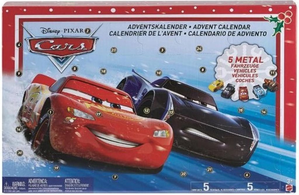 Calendario dell'Avvento Mattel Cars 3 Immagine del prodotto 