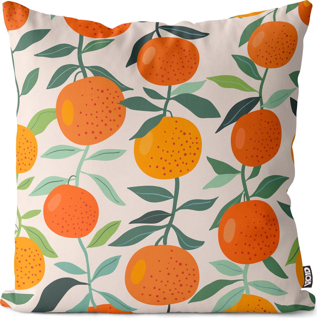 VOID Orangen Orangenbaum Saft Kissenbezug Kissenhülle Polyester wasserfest Outdoor Garten Kissen Deko