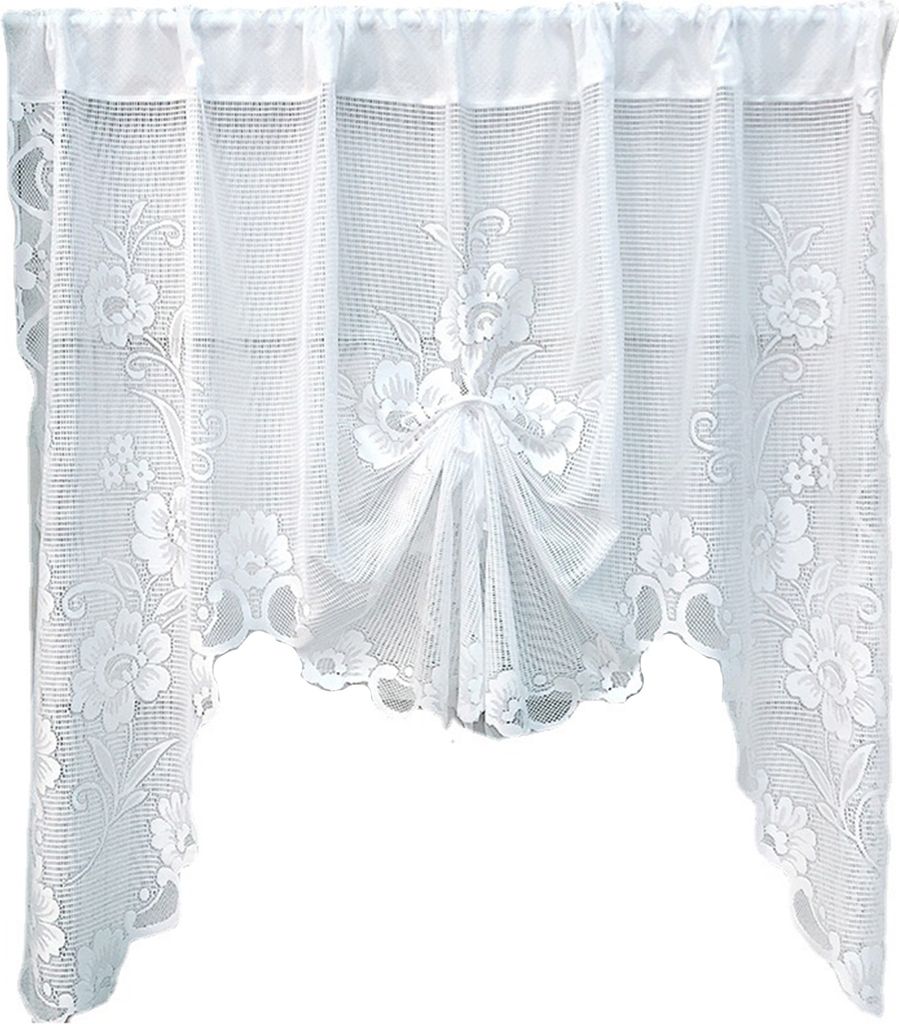 1 Panel bloße Vorhang verstellbare Blumensticke Polyester Blumen Design Wohnzimmer Spitze Biege Vorhang für das tägliche Leben-Größen:150CM