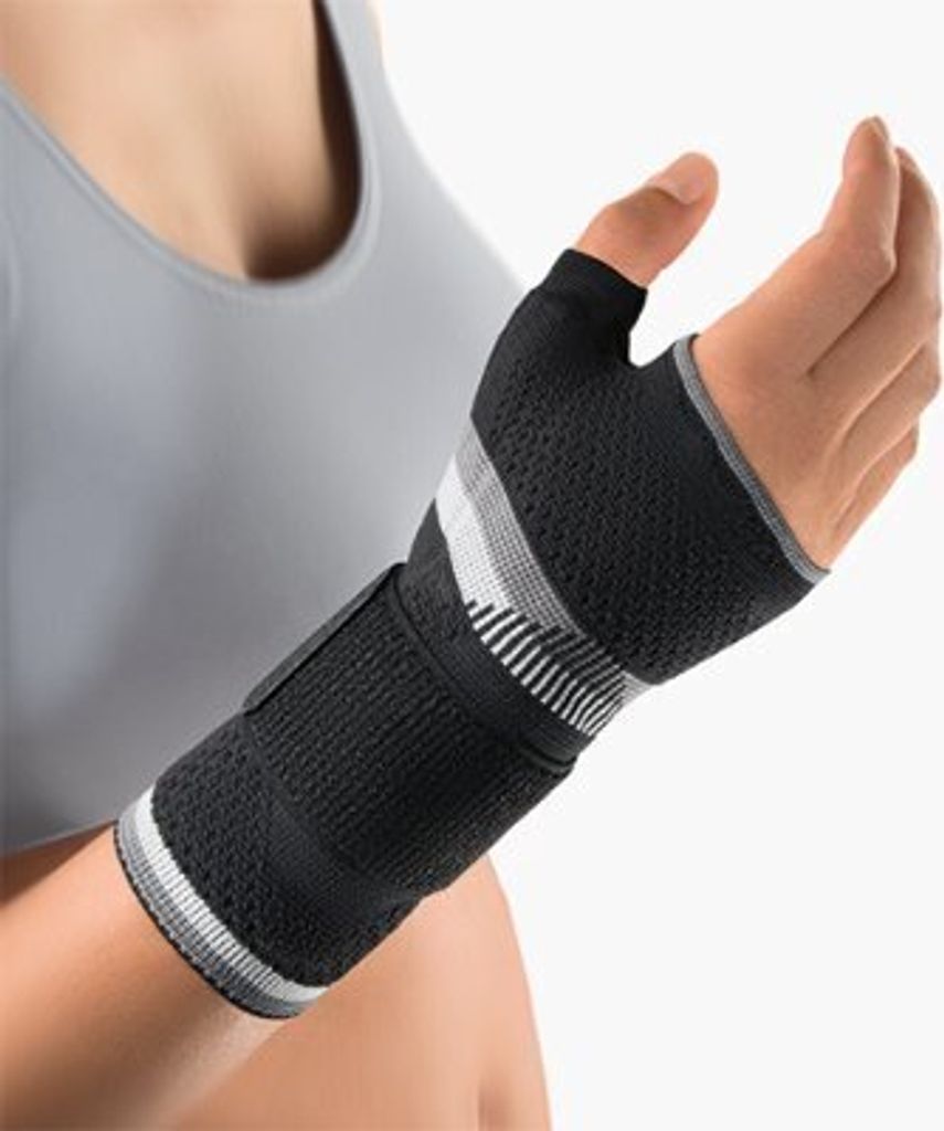 Bort Handgelenkbandage ManuBasic Plus schwarz>>>>Gr. S links