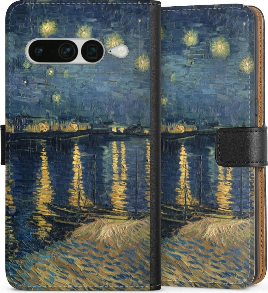 DeinDesign Klapphülle für Google Pixel 7 Pro Handytasche Lederhülle Tasche Kunst Malerei