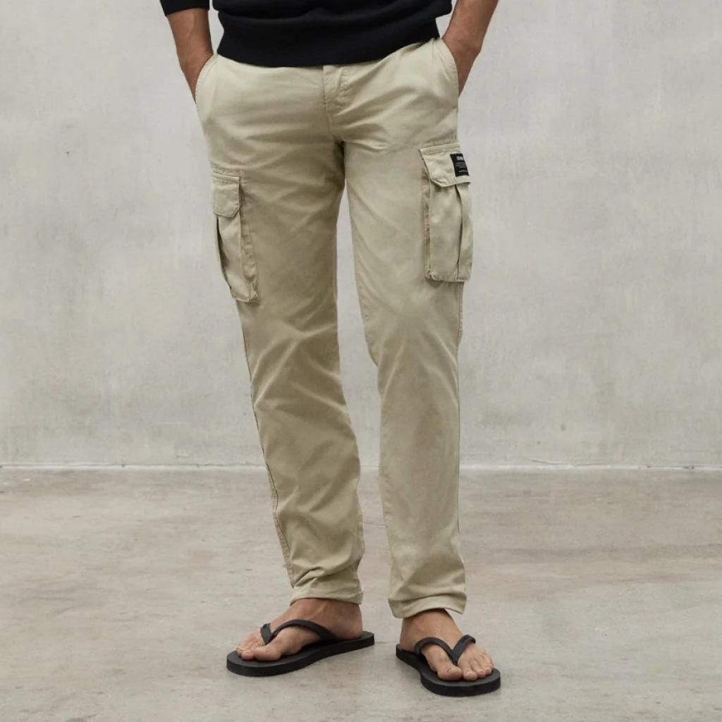 ECOALF ETHICARGOALF PANTS Beige Produktbild 