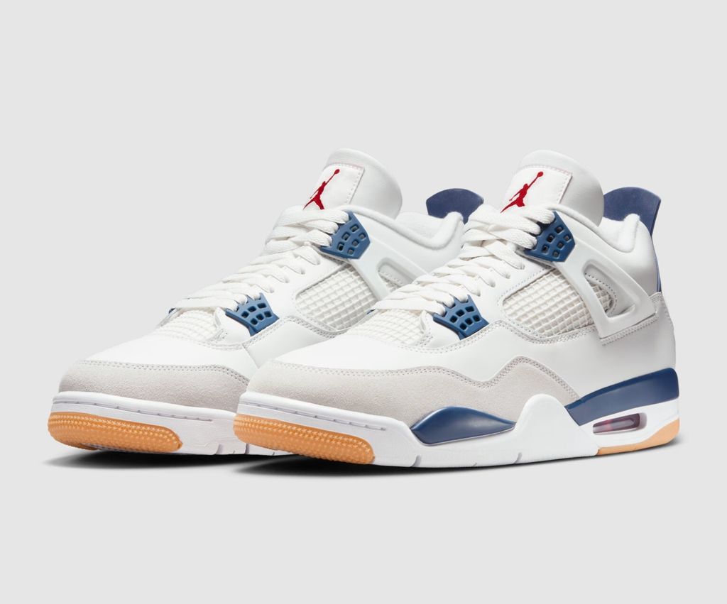 Nike Air Jordan 4 Retro SB "Navy" Blau DR5415-100, Größe: 44