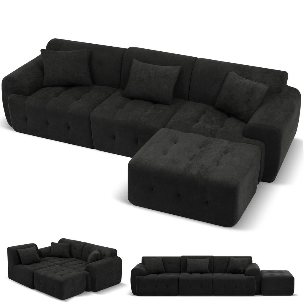 COMHOMA Ecksofa, 245 x 60 x 40 cm, Modulares Sofa mit Produktbild 