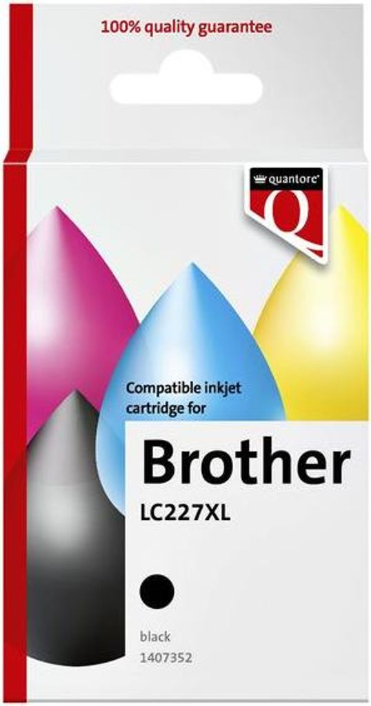 Quantore - Tintenpatronen-Alternative für LC227XL schwarz