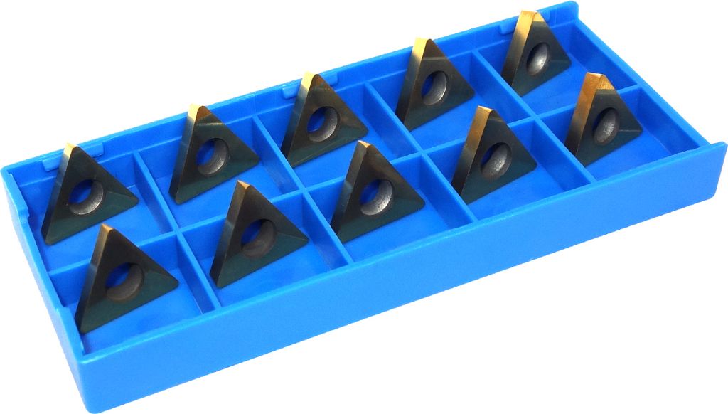 PAULIMOT 10 x HM Wendeschneidplatte für Fräskopf, TPGW160308